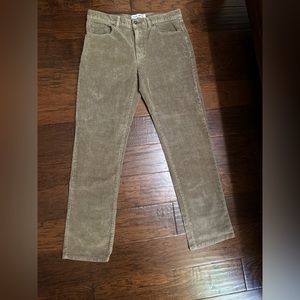 Men Jos. A. Bank Tailored Fit brown corduroy jeans.